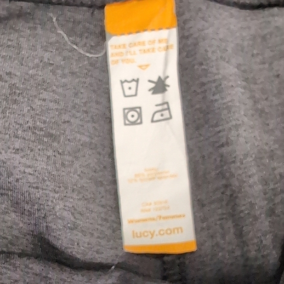 Lucy | Charcoal Wide Leg Leggings Capris Size L - Picture 7 of 11